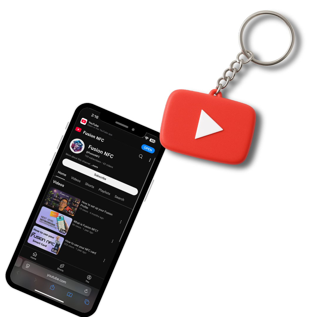 YouTube NFC Keychain