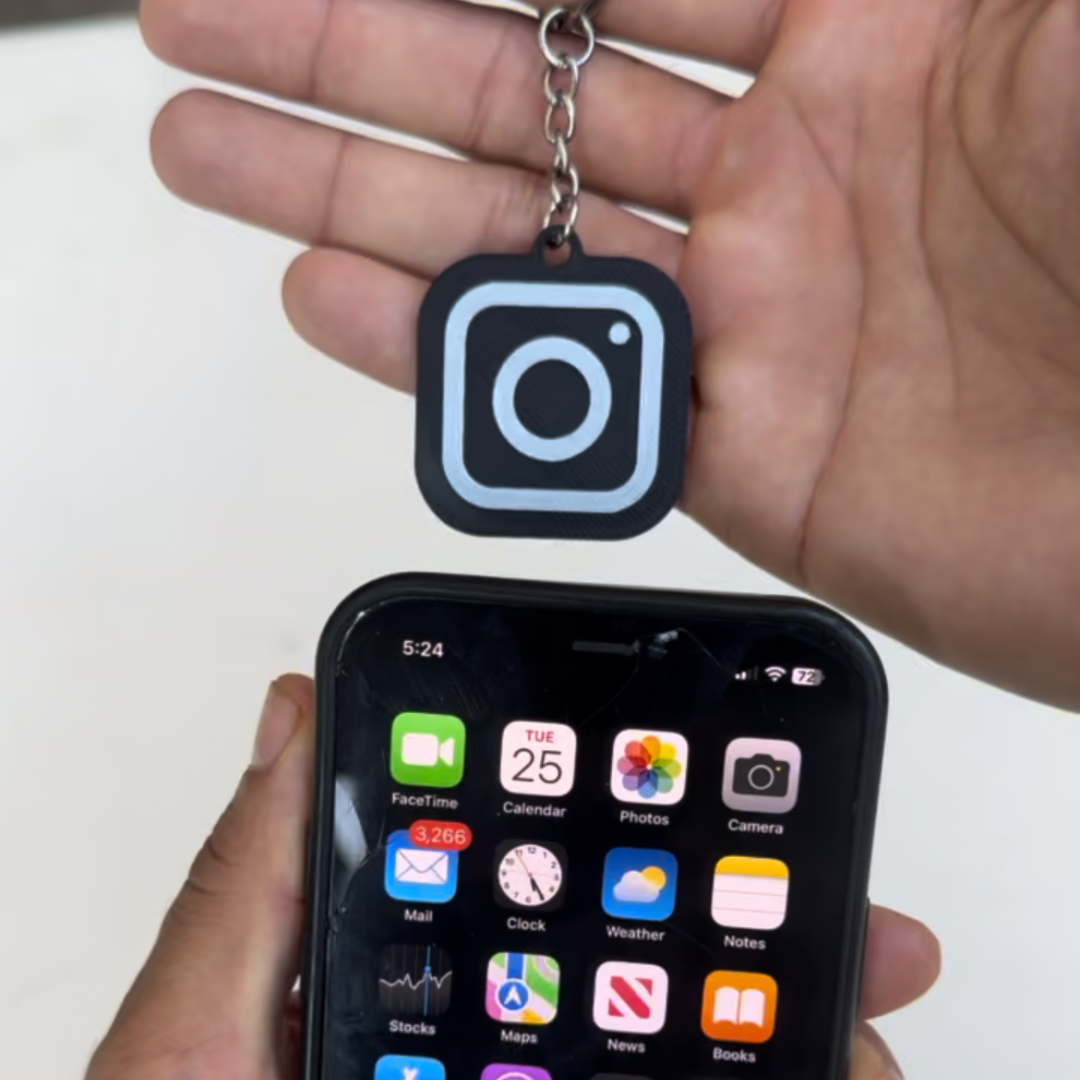 Instagram NFC Keychain
