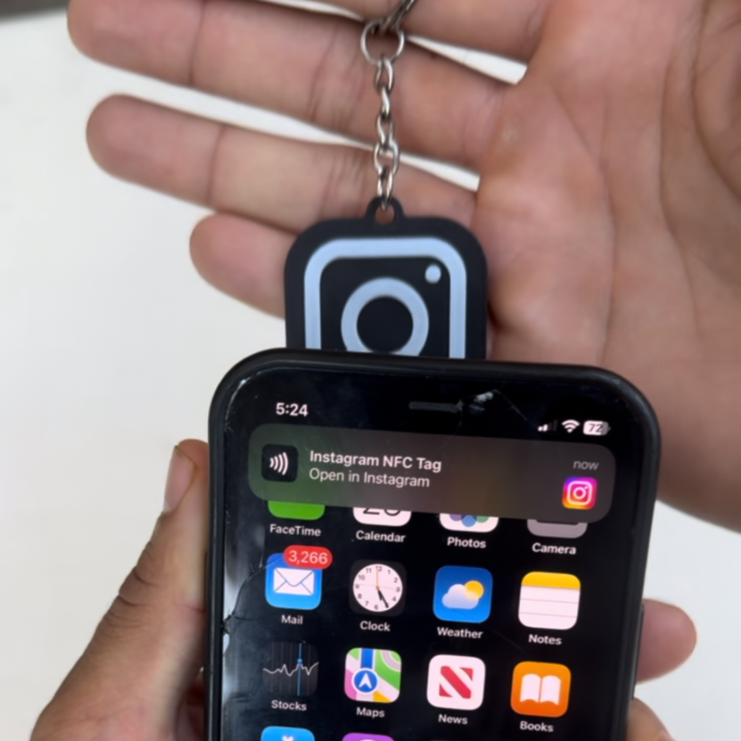Instagram NFC Keychain