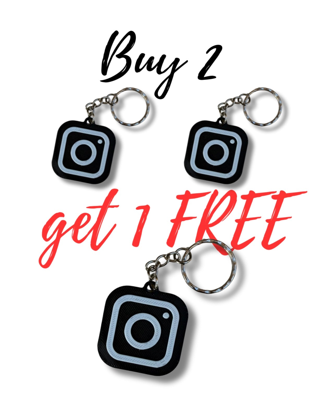 Instagram NFC Keychain