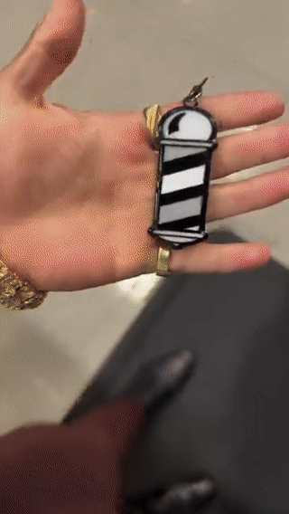 Barber NFC Keychain