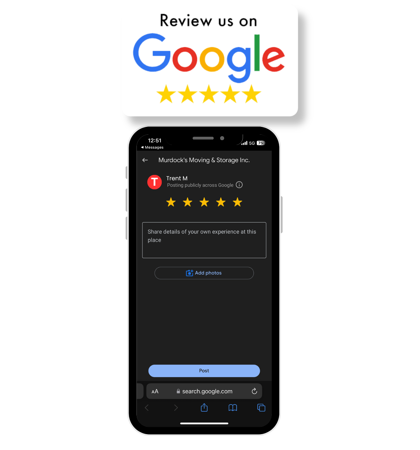 Google Review Card