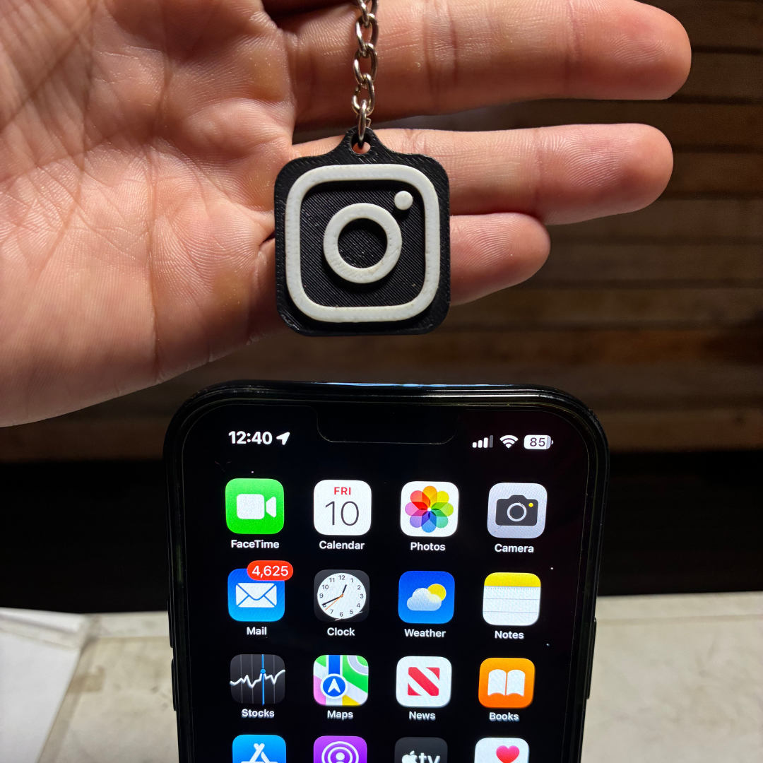 Instagram NFC Keychain