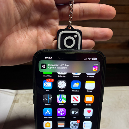 Instagram NFC Keychain